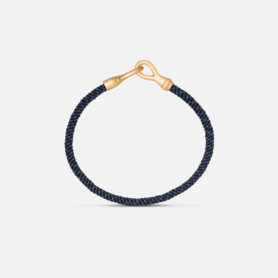 Bracelet pour Homme Life Fermoir Crochet en Or Brossé 18 carats  |  Ole Lynggaard Copenhagen