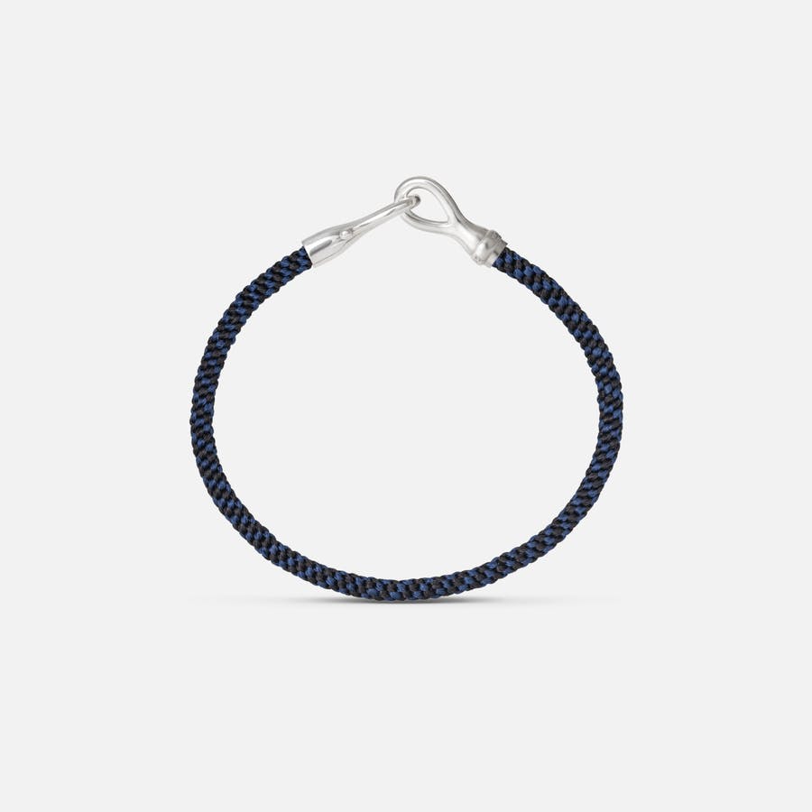 Bracelet pour Homme Life Midnight Fermoir Crochet en Argent Sterling  |  Ole Lynggaard Copenhagen