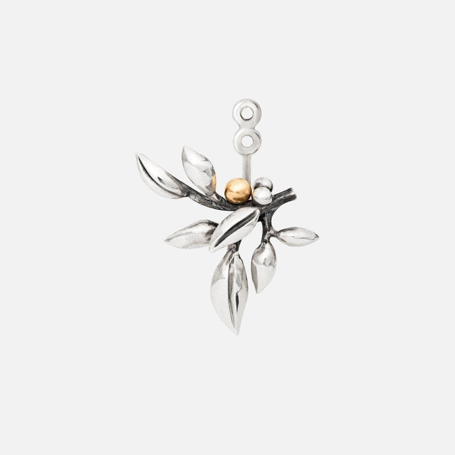 Forest Stud Earring Pendant in Sterling Silver and Yellow Gold  |  Ole Lynggaard Copenhagen    