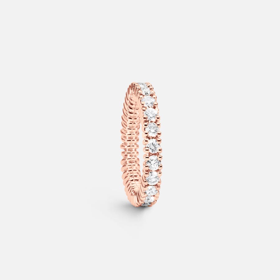 Celebration Eternity Ring in Polished Rose Gold with Diamonds  |  Ole Lynggaard Copenhagen 