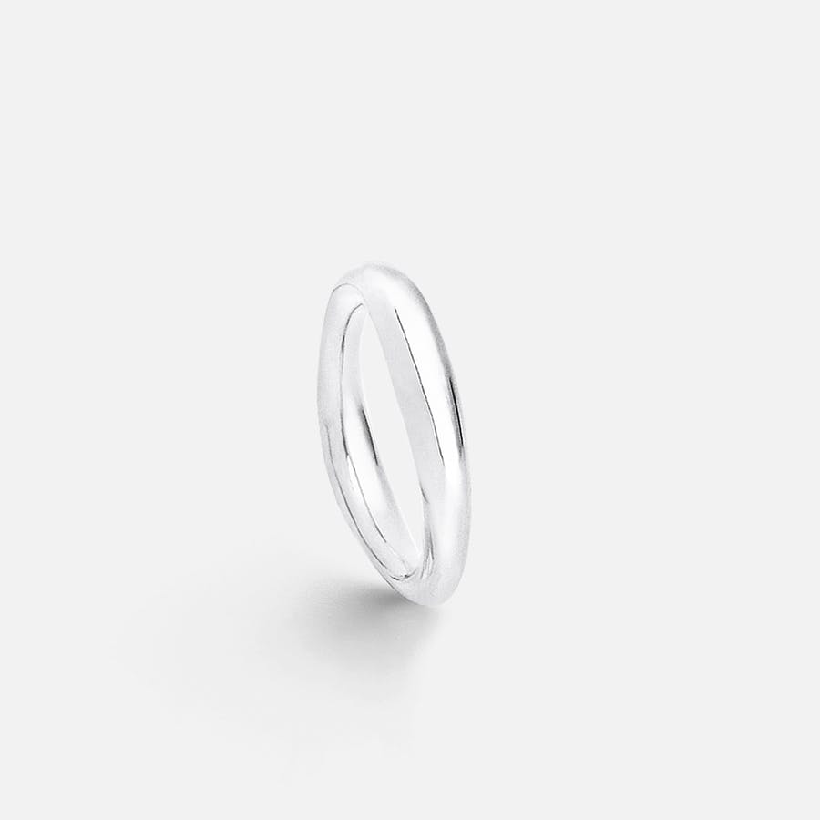 Love ring 3 18k hvidguld blank