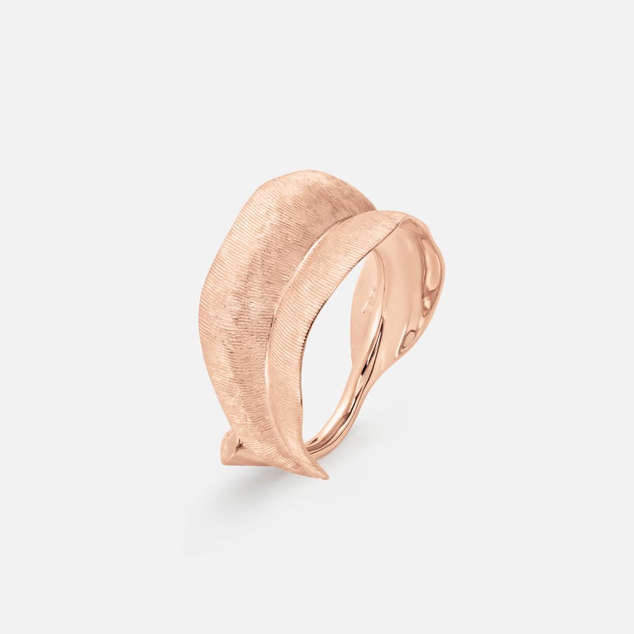 Leaves Kollektion ring i rosaguld | Ole Lynggaard Copenhagen