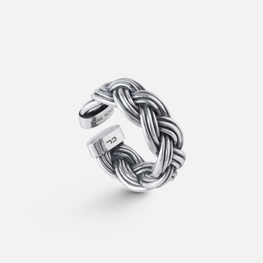 Michel ring Oxidized Sterling silver