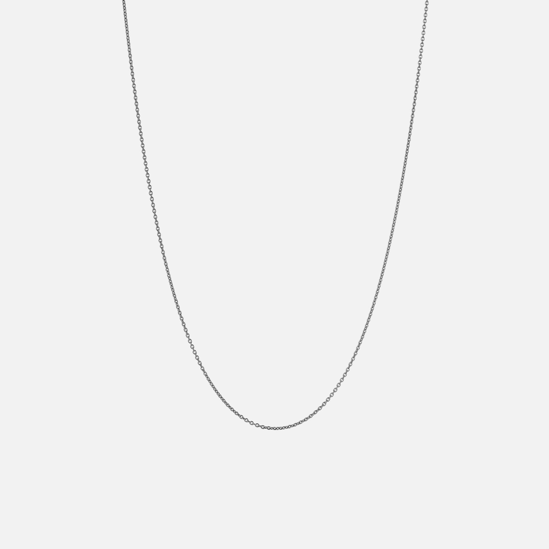 Design necklace 40/38/36 cm Oxidized Sterling silver
