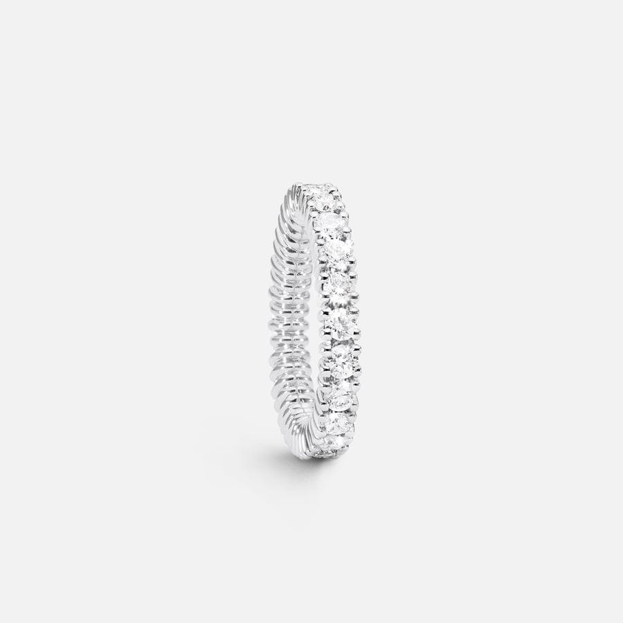 Celebration eternity ring i poleret hvidguld med diamanter | Ole Lynggaard Copenhagen