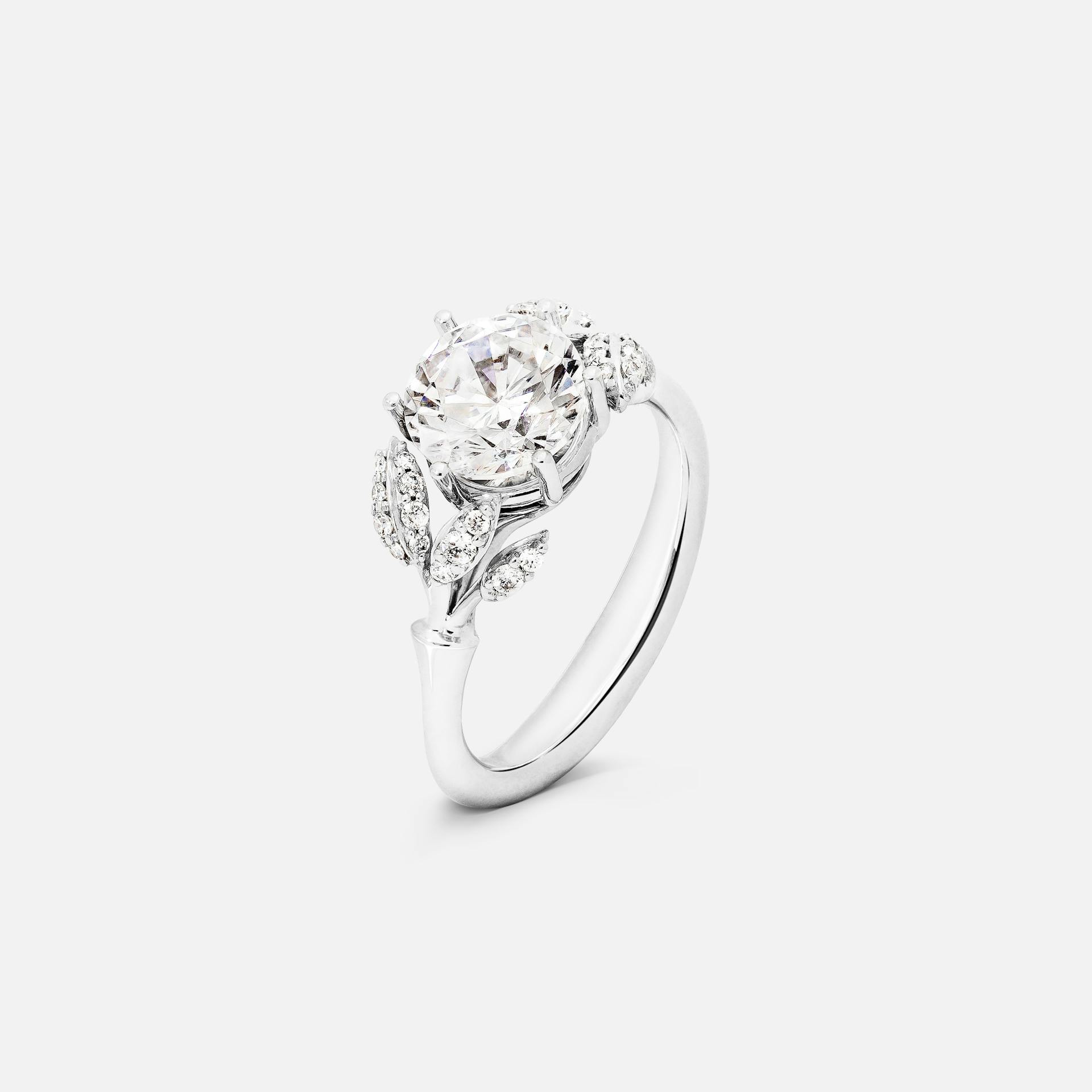 Winter Frost solitaire ring Dummy item for web - ring solitaire WinterFrost WG 18k white gold set with a brilliant-cut diamond from 0.80 ct. TW. VS.