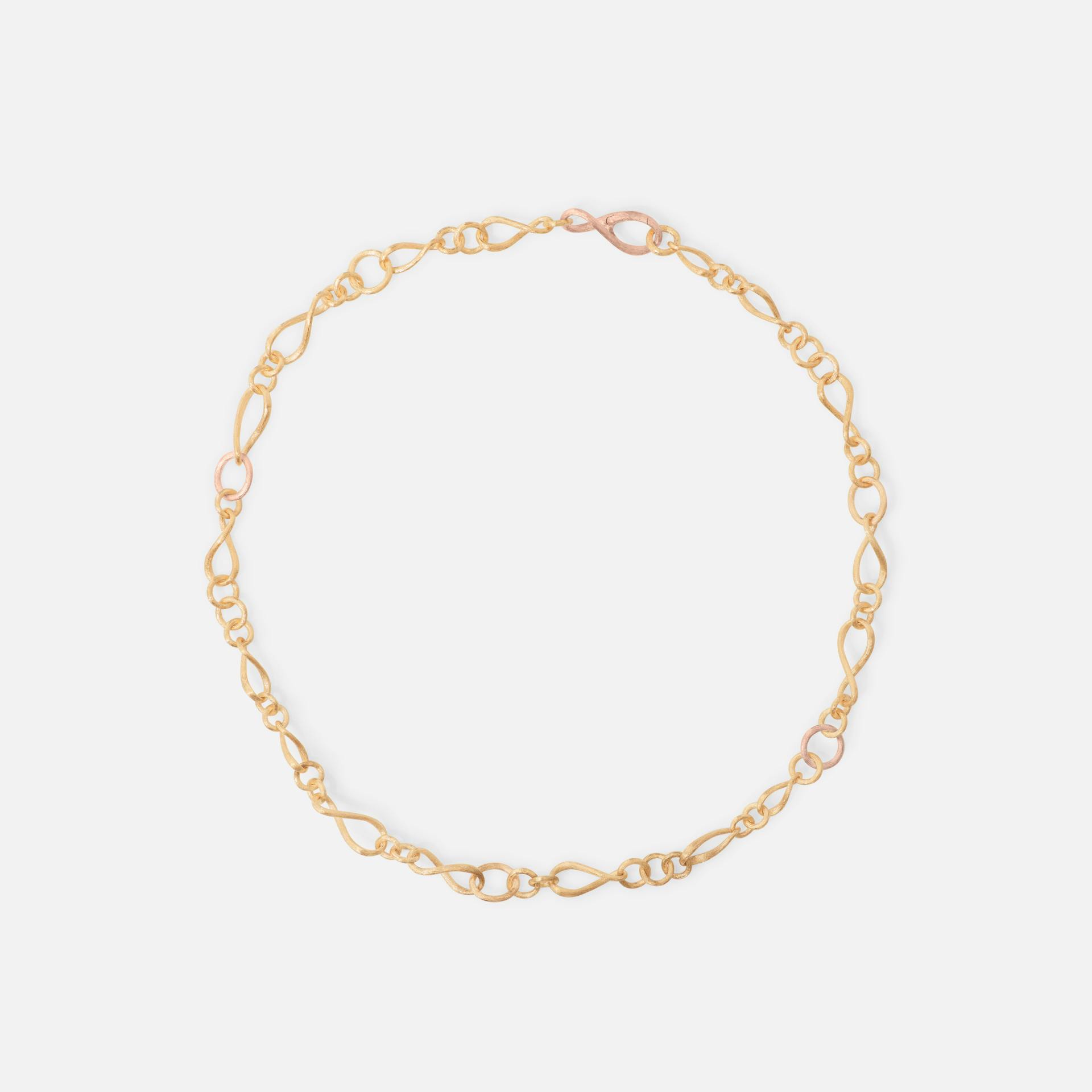 Love collier small Love Collier small YG/RG 42 cm 18k gold and rose gold
