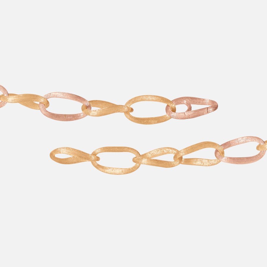 Bracelet Love Épais en Or Jaune & Rose 18 Carats  |  Ole Lynggaard Copenhagen