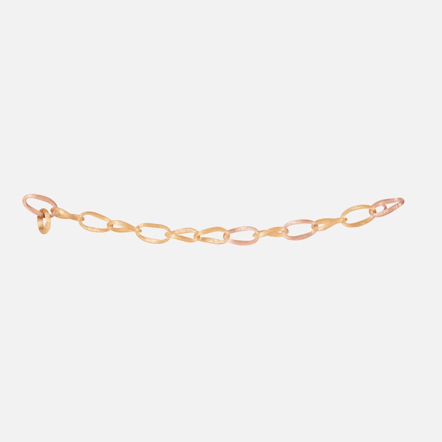Love Bracelet Medium in 18 Karat Yellow & Rose Gold  |  Ole Lynggaard Copenhagen 