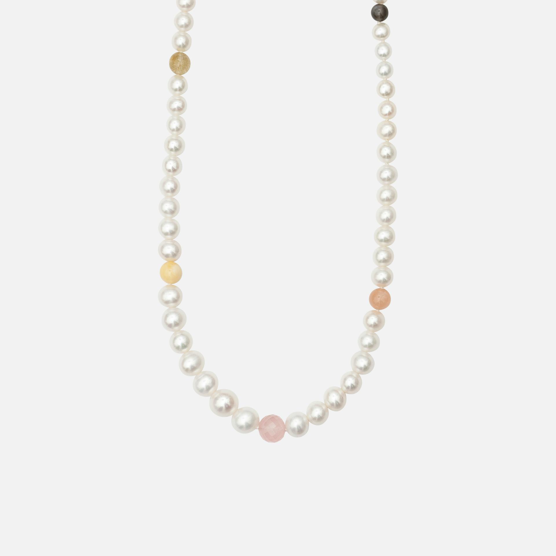 Pearl and Bead Collier Without Lock  |  Ole Lynggaard Copenhage