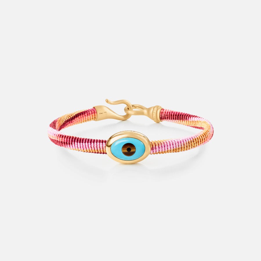 Life Berry Bracelet with 18 Karat Gold & Evil Eye Charm  |  Ole Lynggaard Copenhagen