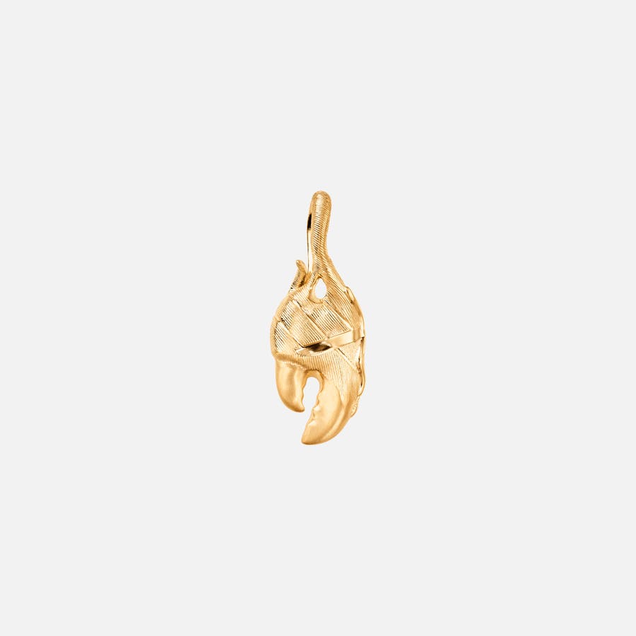 Grand pendentif Claw Young Fish en or jaune 18 carats | OLE LYNGGAARD COPENHAGEN