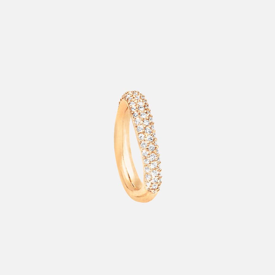 Love ring 4 18k gold polished and diamonds 0.71 ct. TW. VS.