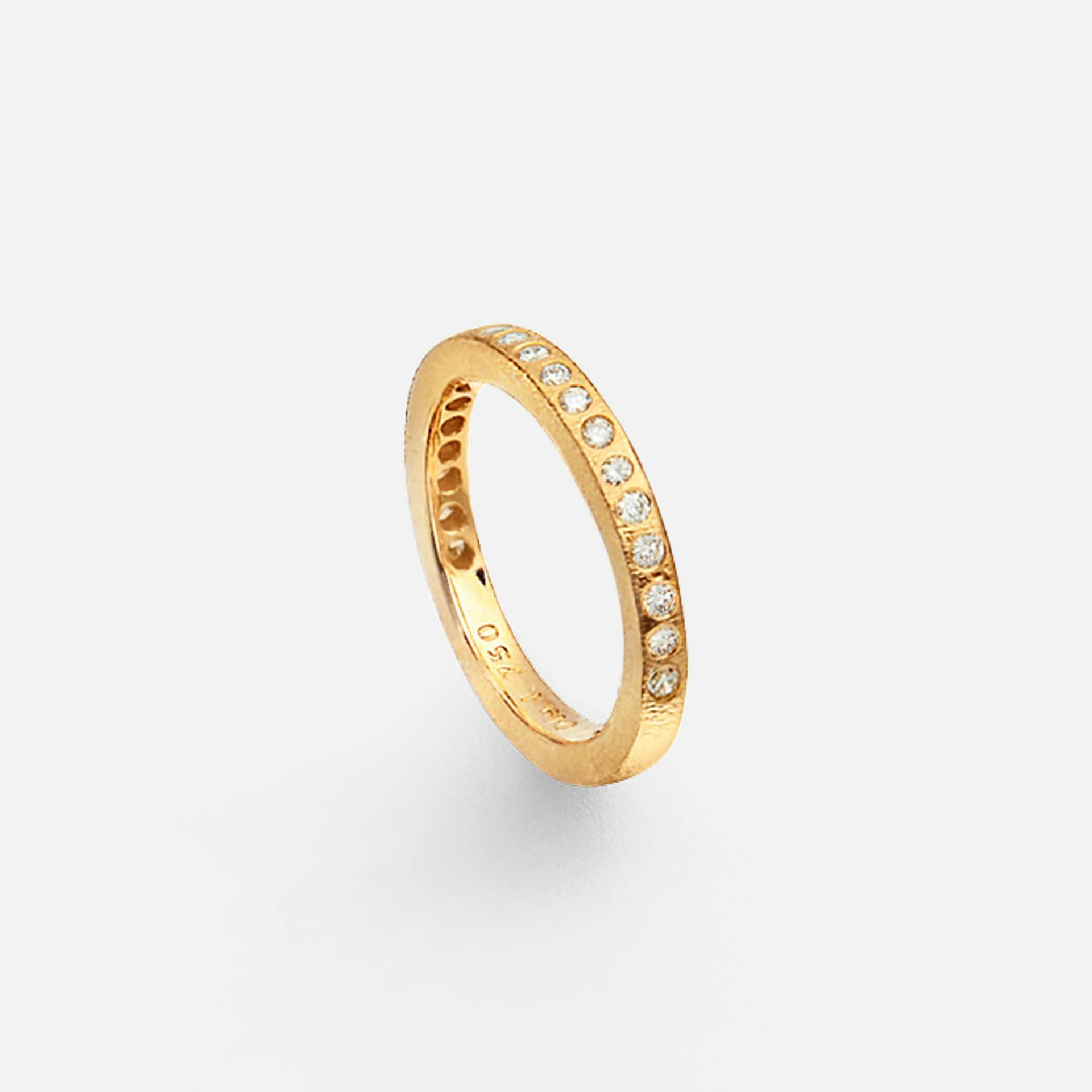 Forever Love ring 18k polished gold with diamonds 0.40-0.46 ct. TW. VS.