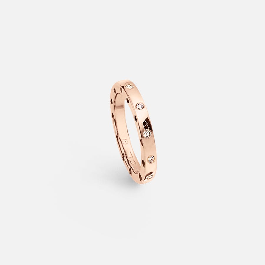 Forever Love Ring in Polished Rose Gold with Diamonds  |  Ole Lynggaard Copenhagen